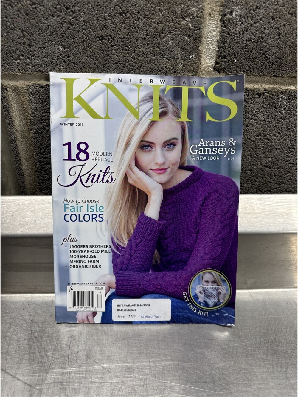 Back Issue of Interweave Knits Magazine - Winter 2016